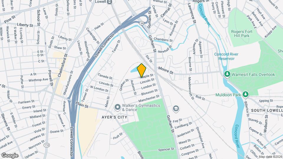 58 Maple St Map and Location Details