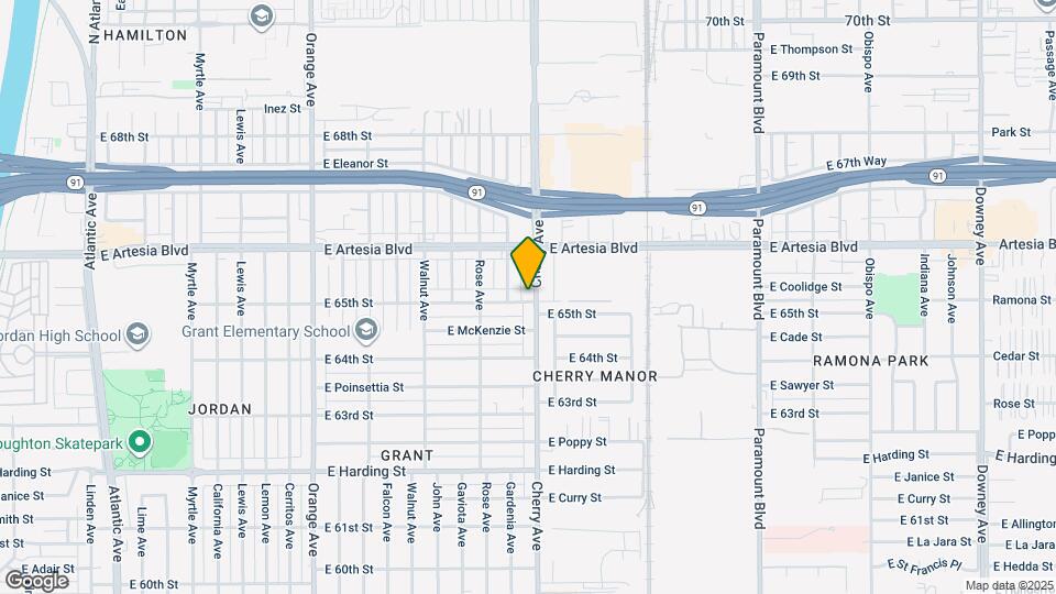 6501 Cherry Ave Map and Location Details