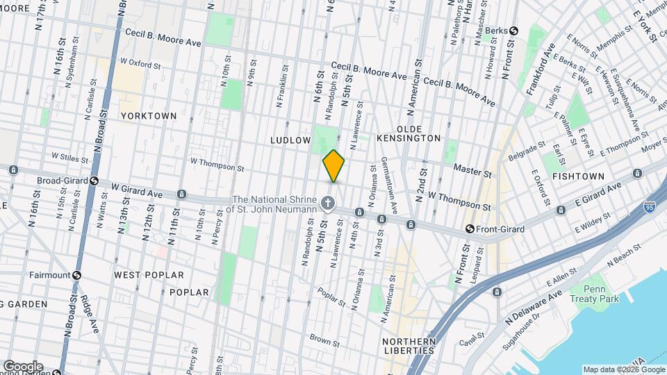 1237 N 5th St, Unit 1237 N 5th St, Unit 1 Map and Location Details