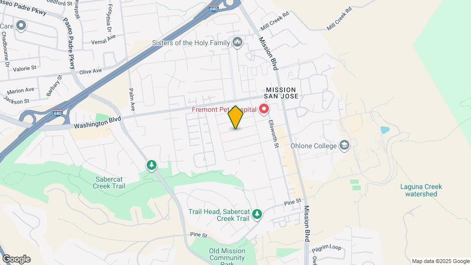 354 Dana St Map and Location Details