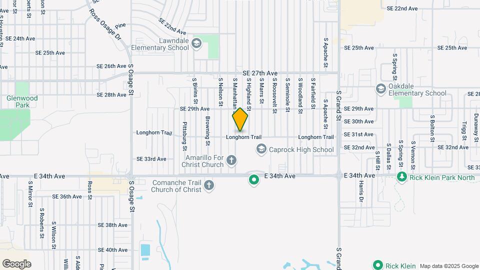 2921 S Manhattan St Map and Location Details