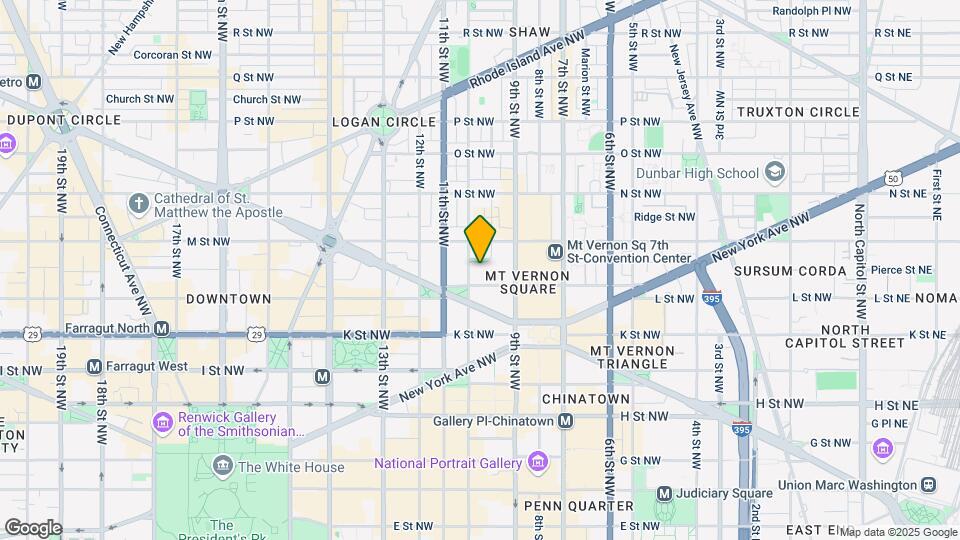 1117 10th St NW, Unit 503 Map and Location Details