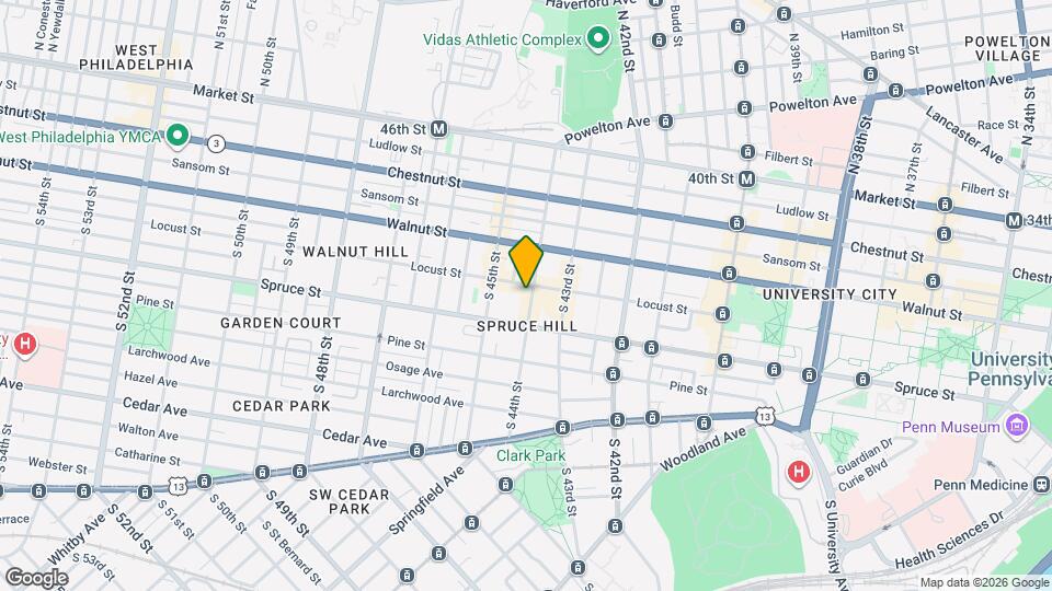 250 S 44th St, Unit 3 Mapa y Detalles de la Ubicación