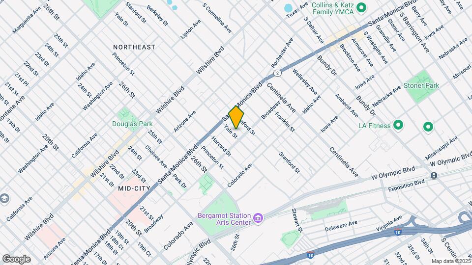 1443 Yale St Map and Location Details