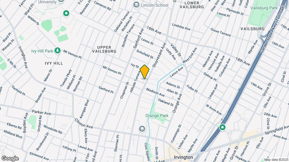 345 Stuyvesant Ave Map and Location Details