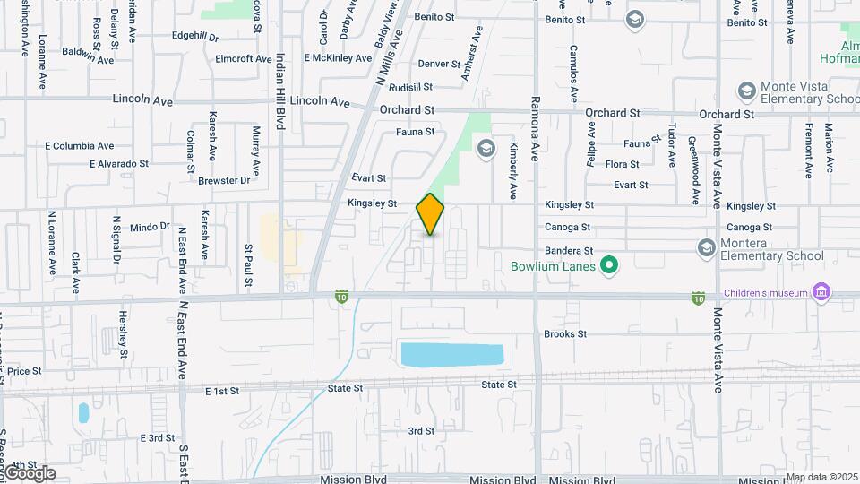 10390 Amherst Ave Map and Location Details