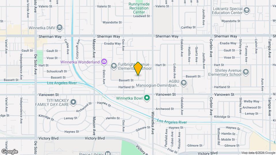 6907 Laramie Ave Map and Location Details