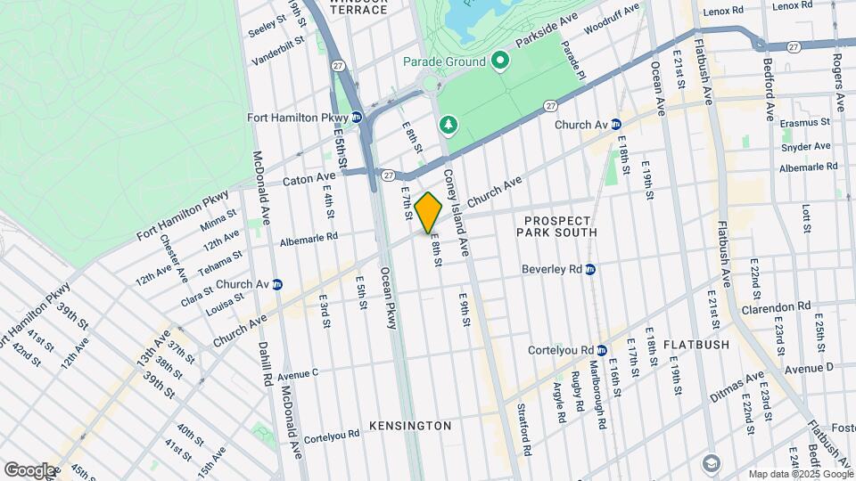 192 E 8th St Mapa y Detalles de la Ubicación