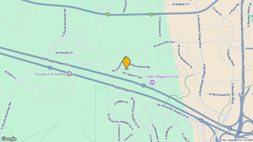 2402 S Hibiscus Ln Map and Location Details