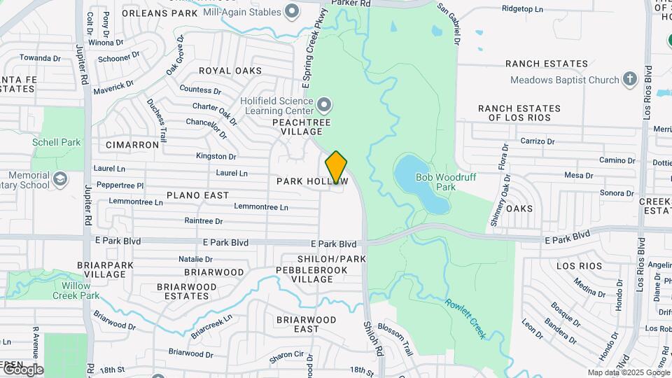 Remodeled Plano home with great fenced bac Map and Location Details