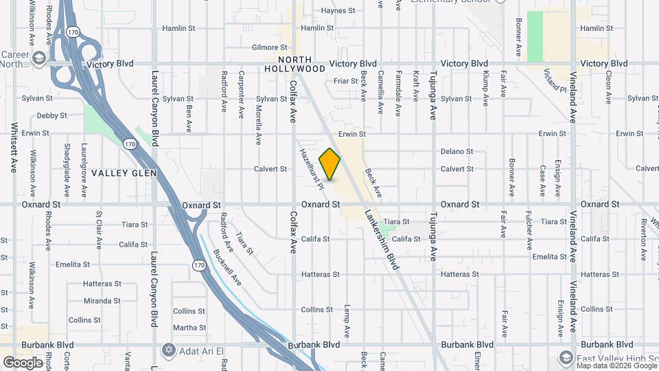 6036 Hazelhurst Pl, Unit G Mapa y Detalles de la Ubicación