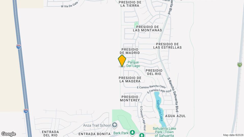 14976 S Camino Rio Puerco Map and Location Details