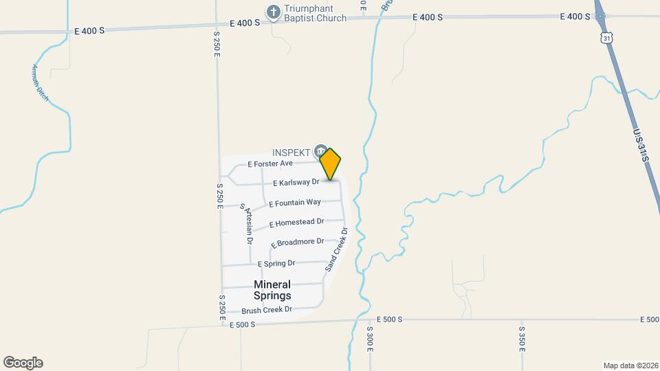 5663 E Karlsway Dr Map and Location Details