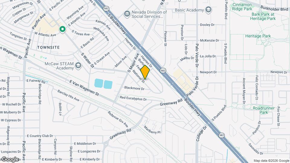 625 National St Map and Location Details