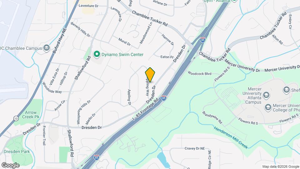 2955 Appling Way Map and Location Details