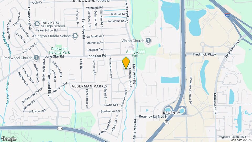 1369 Malverne Ave Map and Location Details