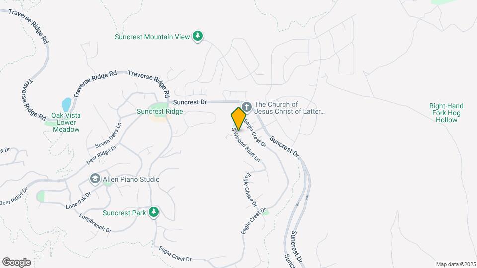 14971 S Winged Bluff Ln Map and Location Details