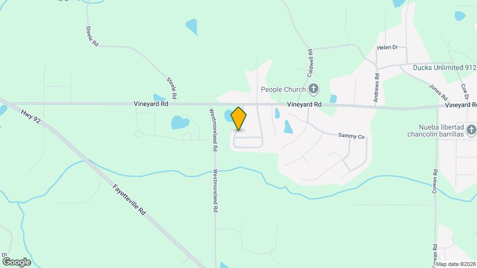 315 Vineyard Ridge Ln Map and Location Details