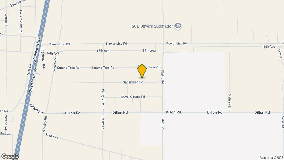 61850 Sagebrush Rd Map and Location Details