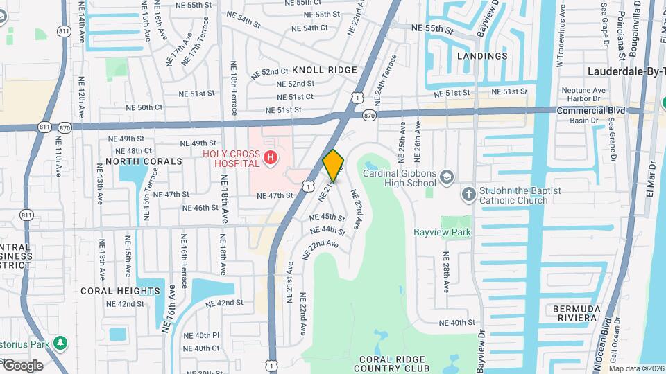 4700 NE 21st Ave Map and Location Details