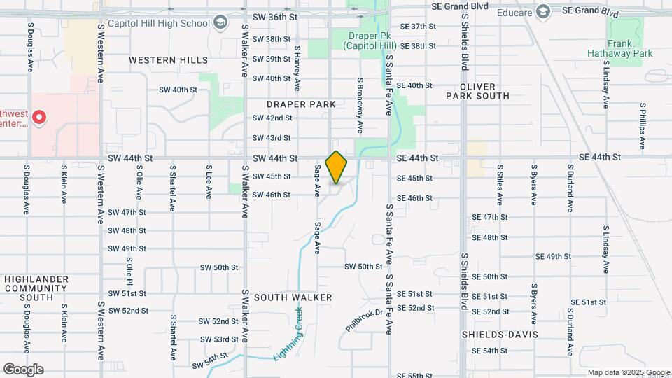 4629 S Broadway Ave Map and Location Details