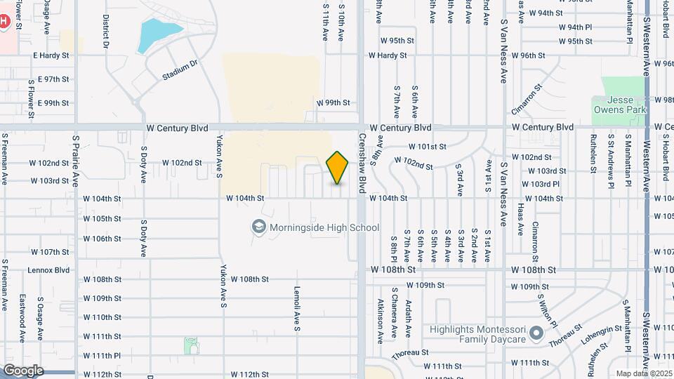 10235 S 10th Ave Map and Location Details