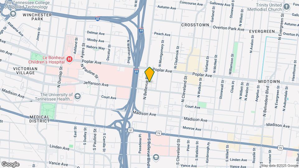 116 N Bellevue Blvd Map and Location Details