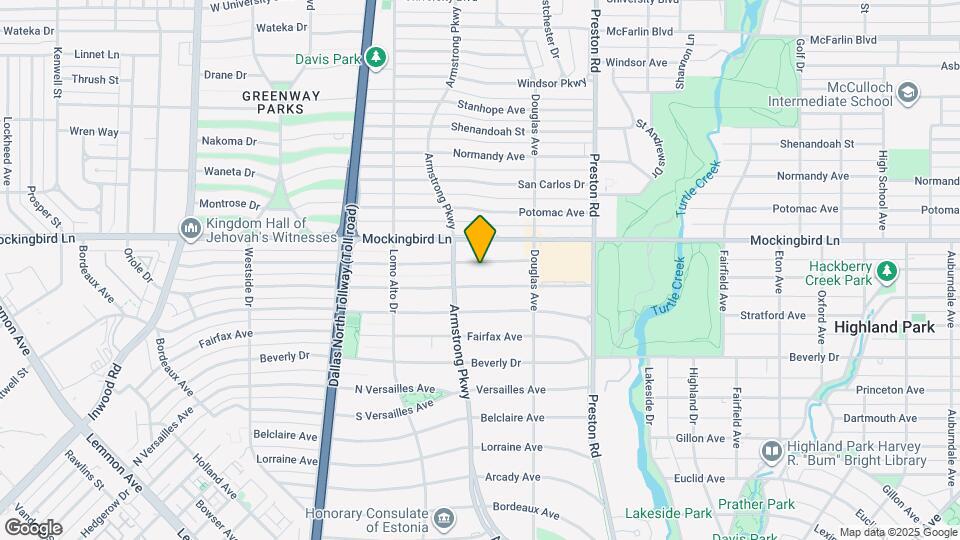 4349 Southern Ave Map and Location Details