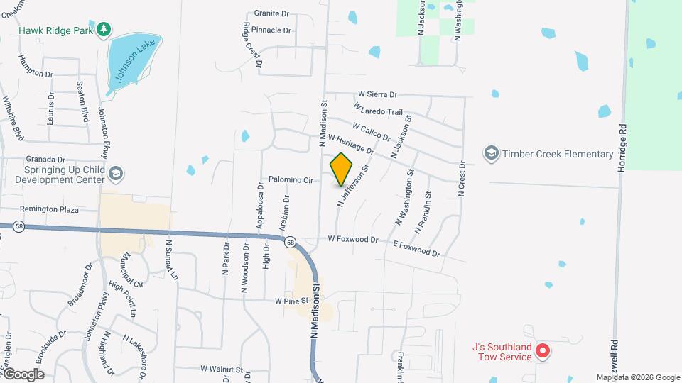 506 N Jefferson St Map and Location Details