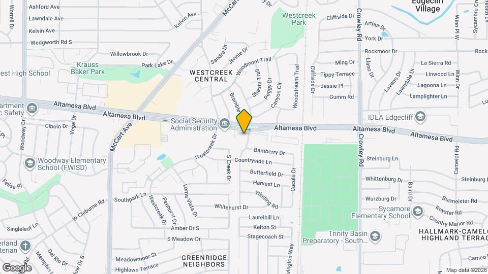 6508 Brookhaven Trail Map and Location Details