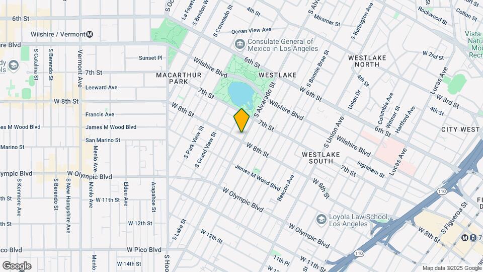 741 S Alvarado St, Unit 741 Map and Location Details