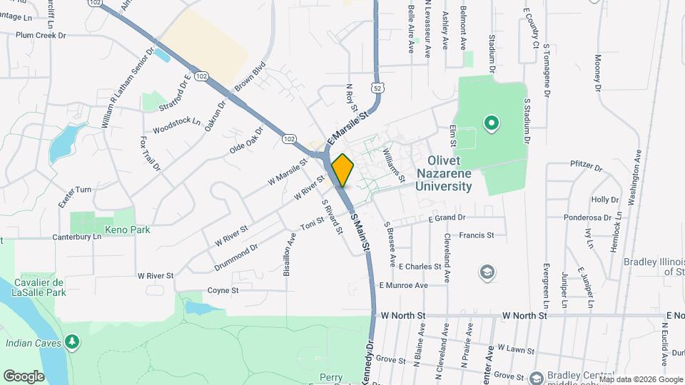 Bourbonnais Apartments Map and Location Details