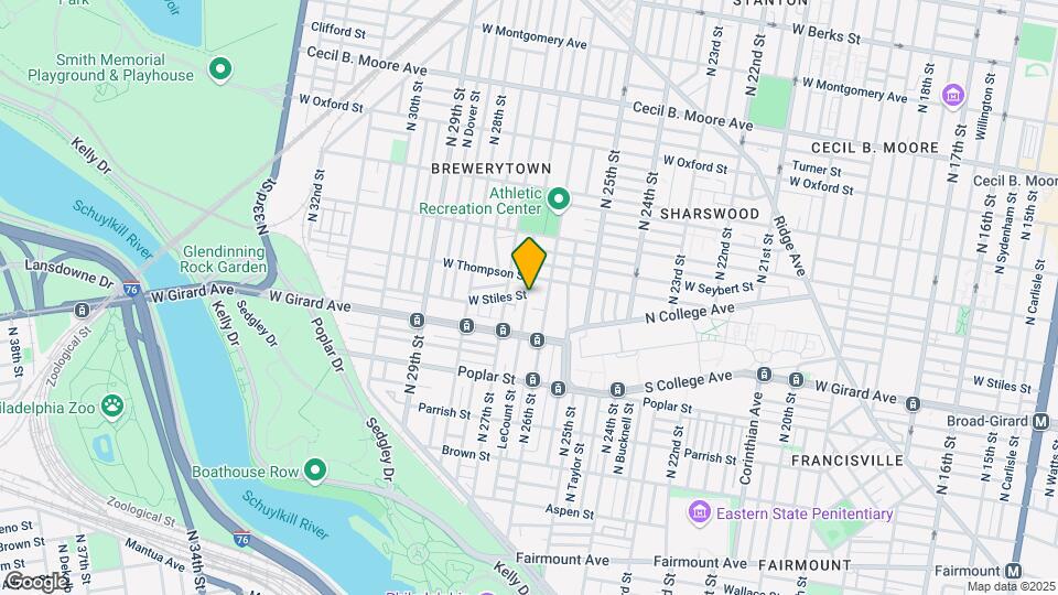 1244 N Taney St-Unit -C Map and Location Details