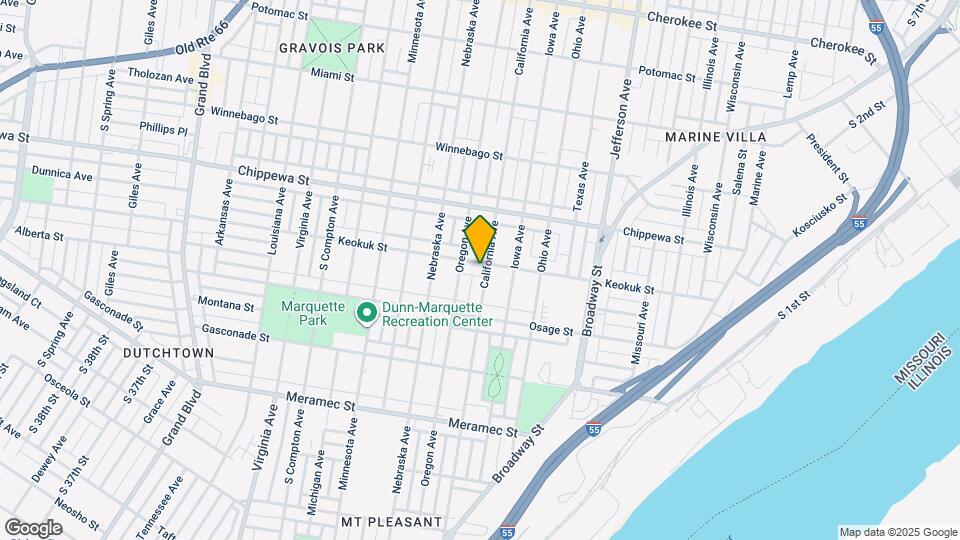 2806 Keokuk St Map and Location Details