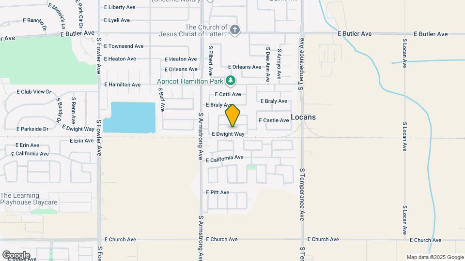 6644 E Dwight Way Map and Location Details