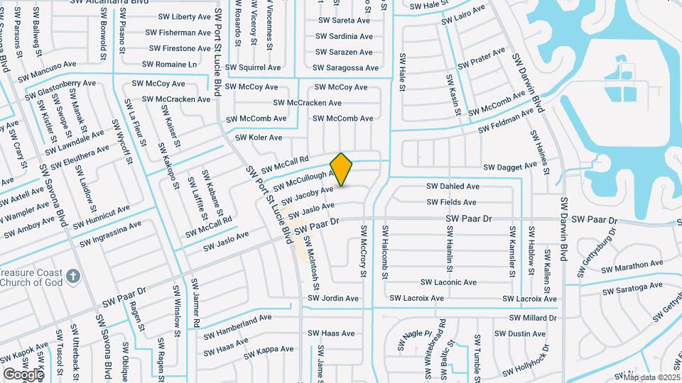652 SW Jacoby Ave Map and Location Details