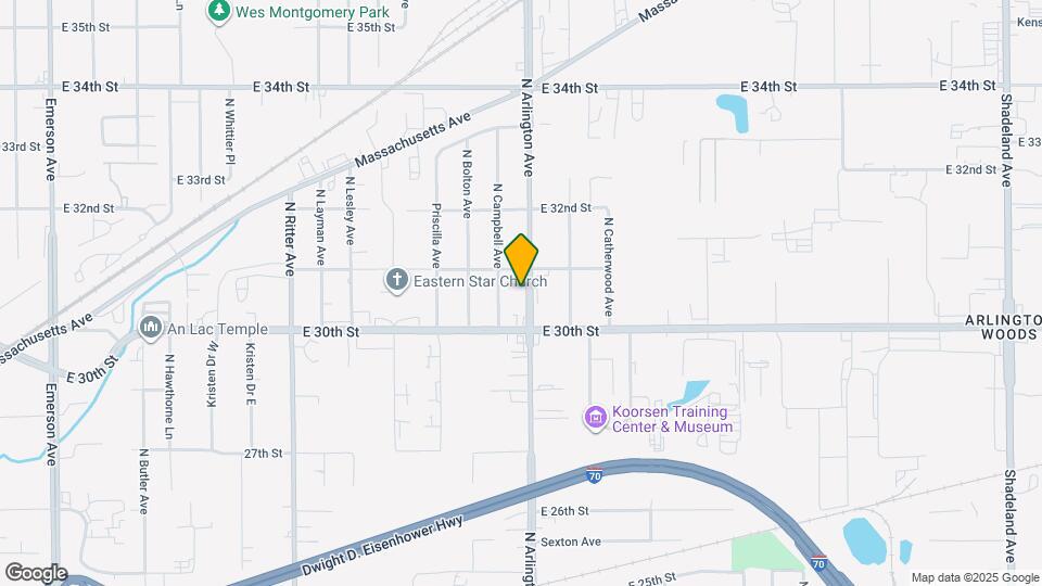 3016 N Arlington Ave Map and Location Details