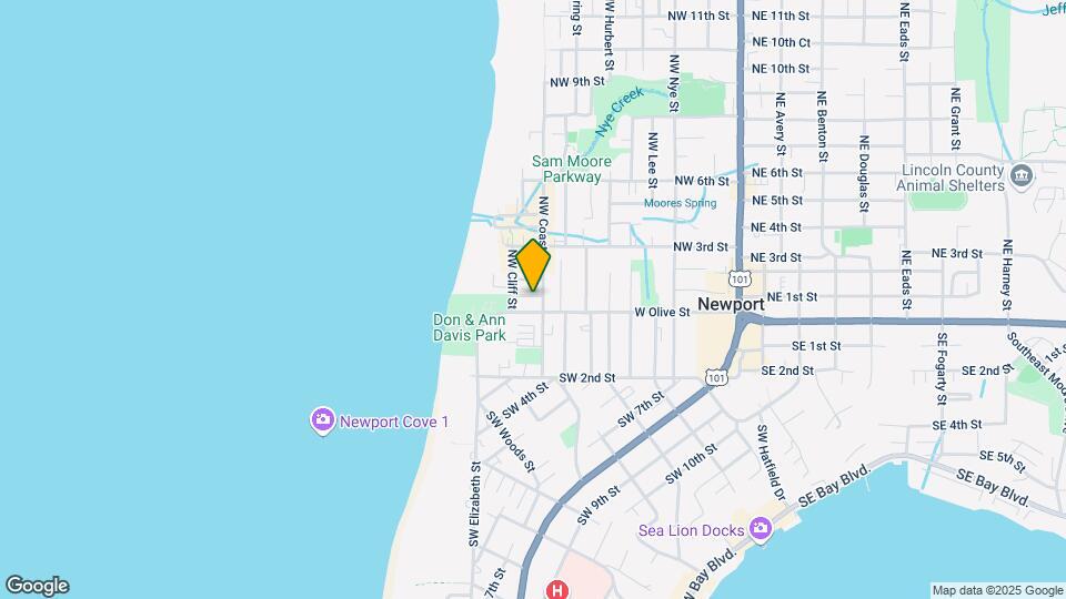 711 NW 1st St Map and Location Details