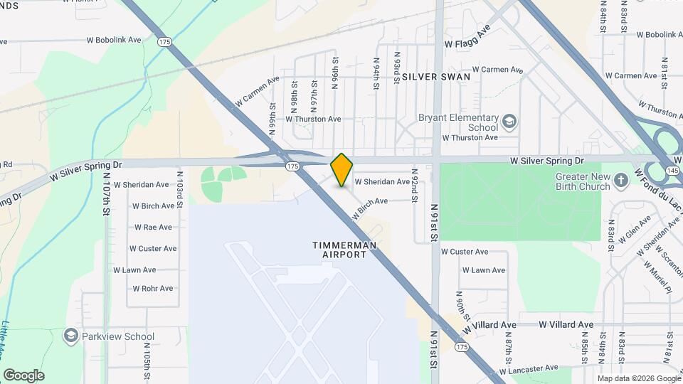 9529 W Beckett Ave Mapa y Detalles de la Ubicación