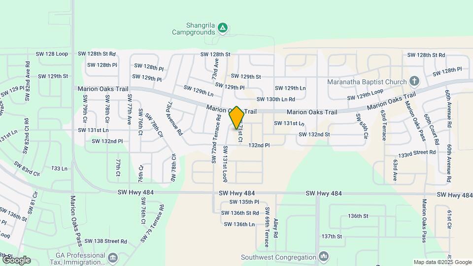 13164 SW 71st Ct Map and Location Details