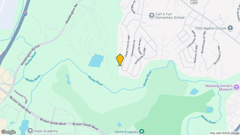 3012 Deep Cove Dr NW Mapa y Detalles de la Ubicación