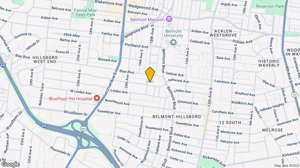 1714 Ashwood Ave Map and Location Details