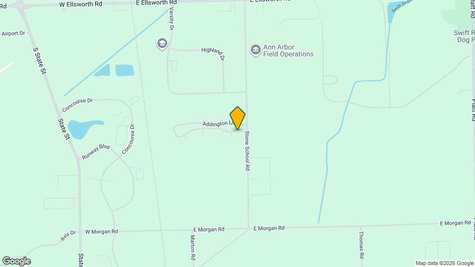 543 Addington Ln, Unit 543 Addington Ln, Ann Arbor, MI 48108 Map and Location Details