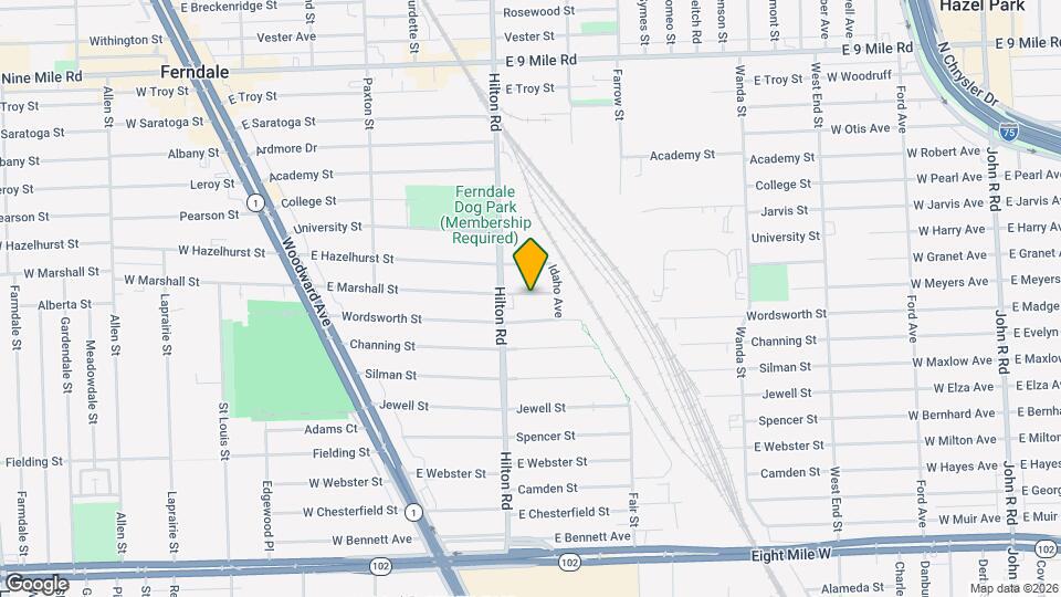 690 E Marshall St, Unit Lower Map and Location Details