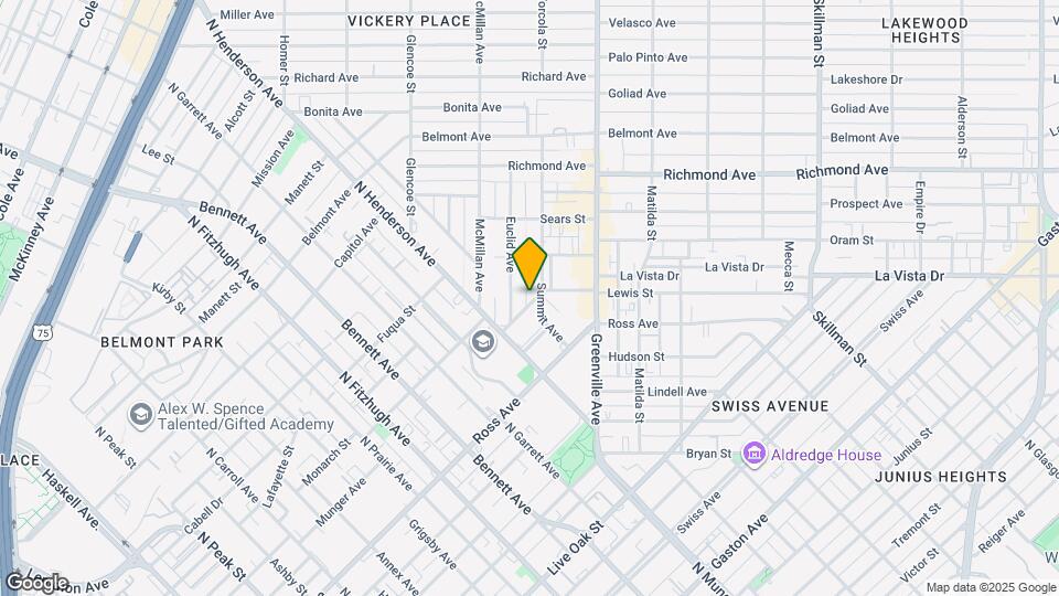 5347 Lewis St Map and Location Details