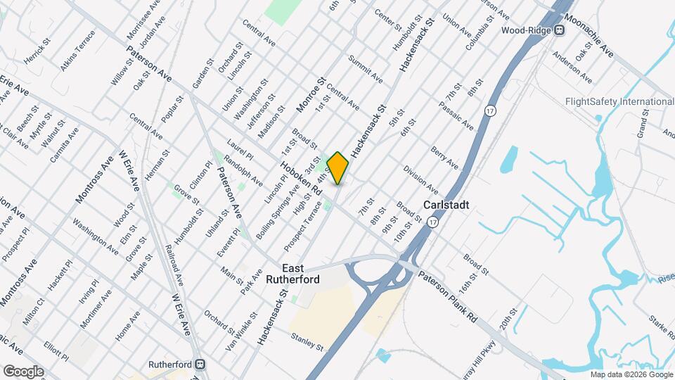 312 Hackensack St Mapa y Detalles de la Ubicación