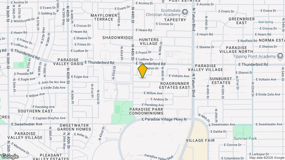 4428 E Joan De Arc Ave Map and Location Details