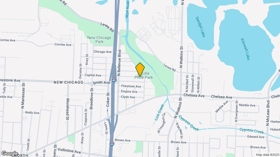 1273 Capital Ave Map and Location Details