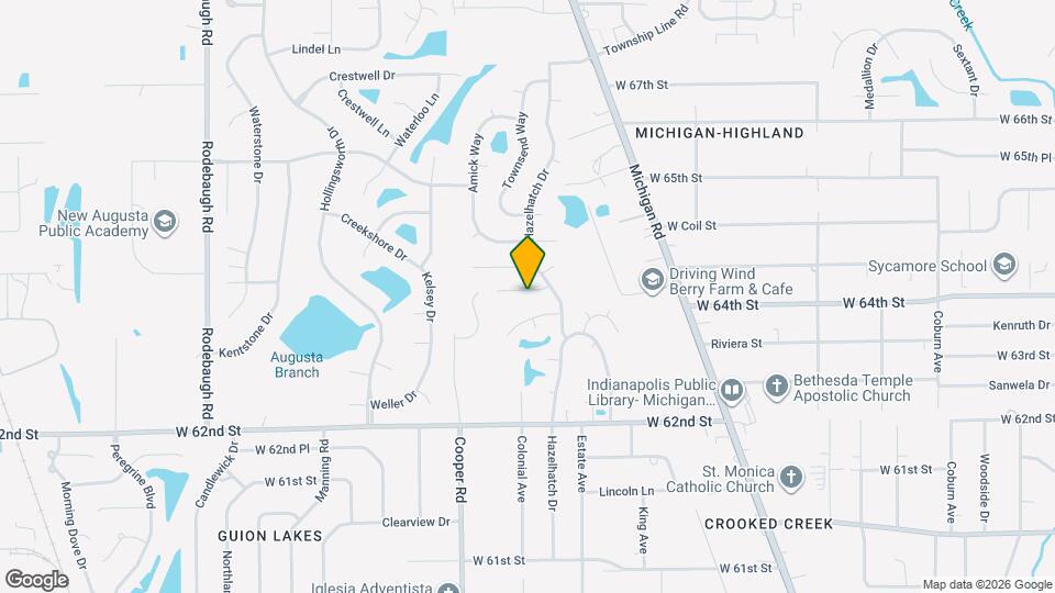 2839 Hazelview Ln Map and Location Details