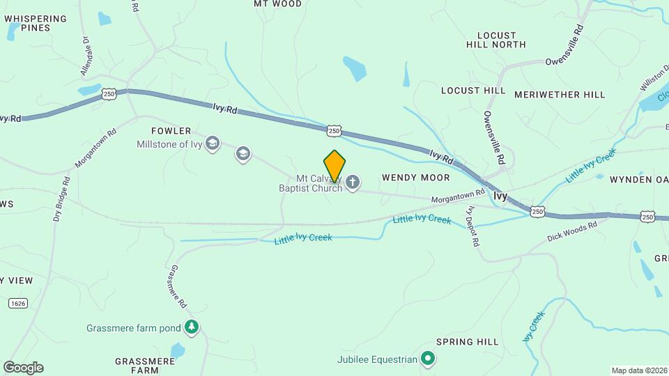 3097 Morgantown Rd Map and Location Details